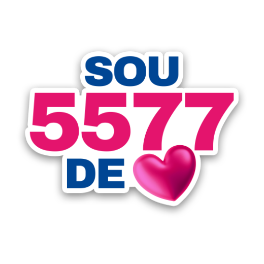 Figurinha: sou 5577 de coração